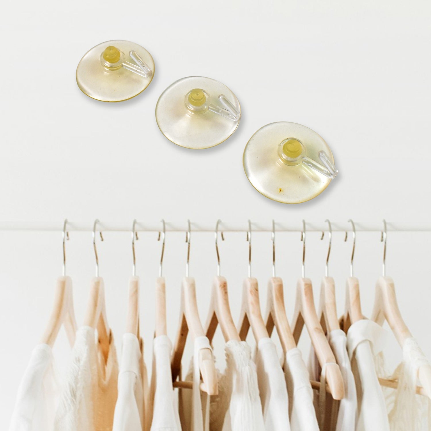 Transparent Rubber Vacuum Sucker, Suction Cup Hooks (18 Pcs Set) Transparent Rubber Vacuum Sucker, Suction Cup Hooks (18 Pcs Set)